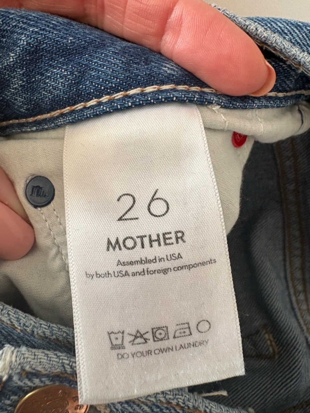 MOTHER. Snacks!! The Lemon twist jeans. Excellent pre owned condition. - Picture 4 of 4